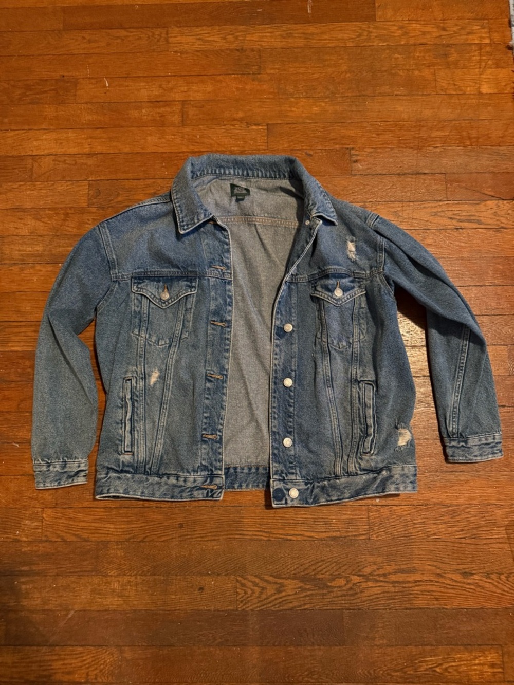 wild fable Women’s Distressed Denim Jacket